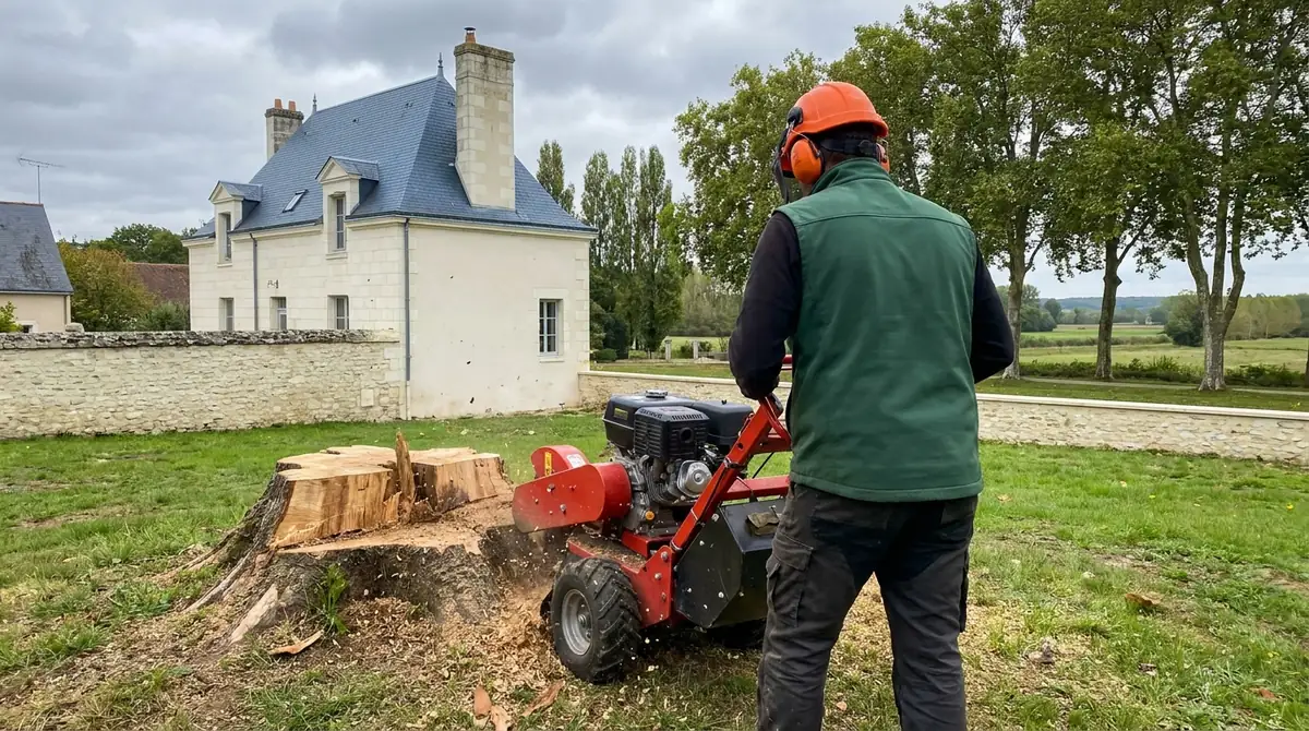 Dessouchage : méthodes, prix et quand intervenir (Indre-et-Loire)