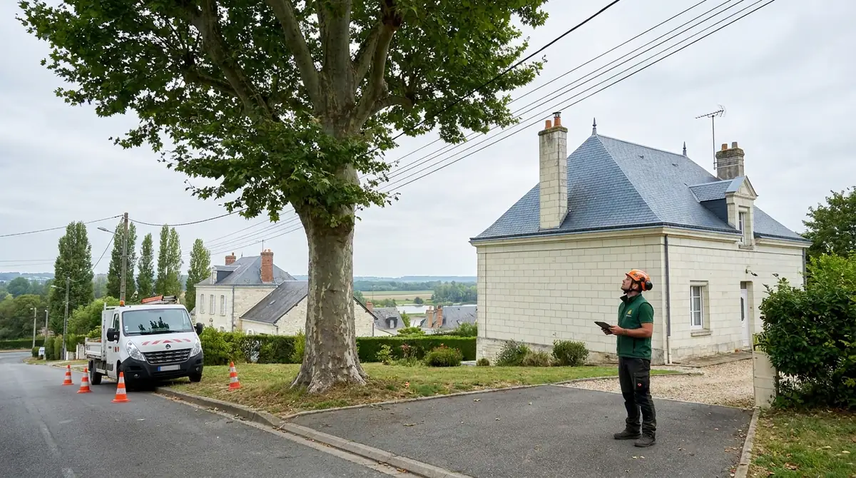Élagage près des lignes électriques : sécurité et règles (Indre-et-Loire)